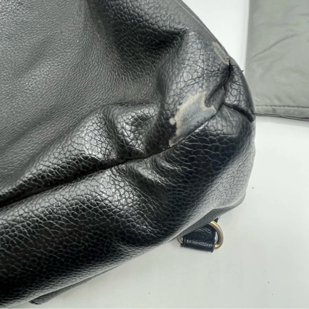Freshly Picked Convertible Diaper Bag Tote Backpack Black